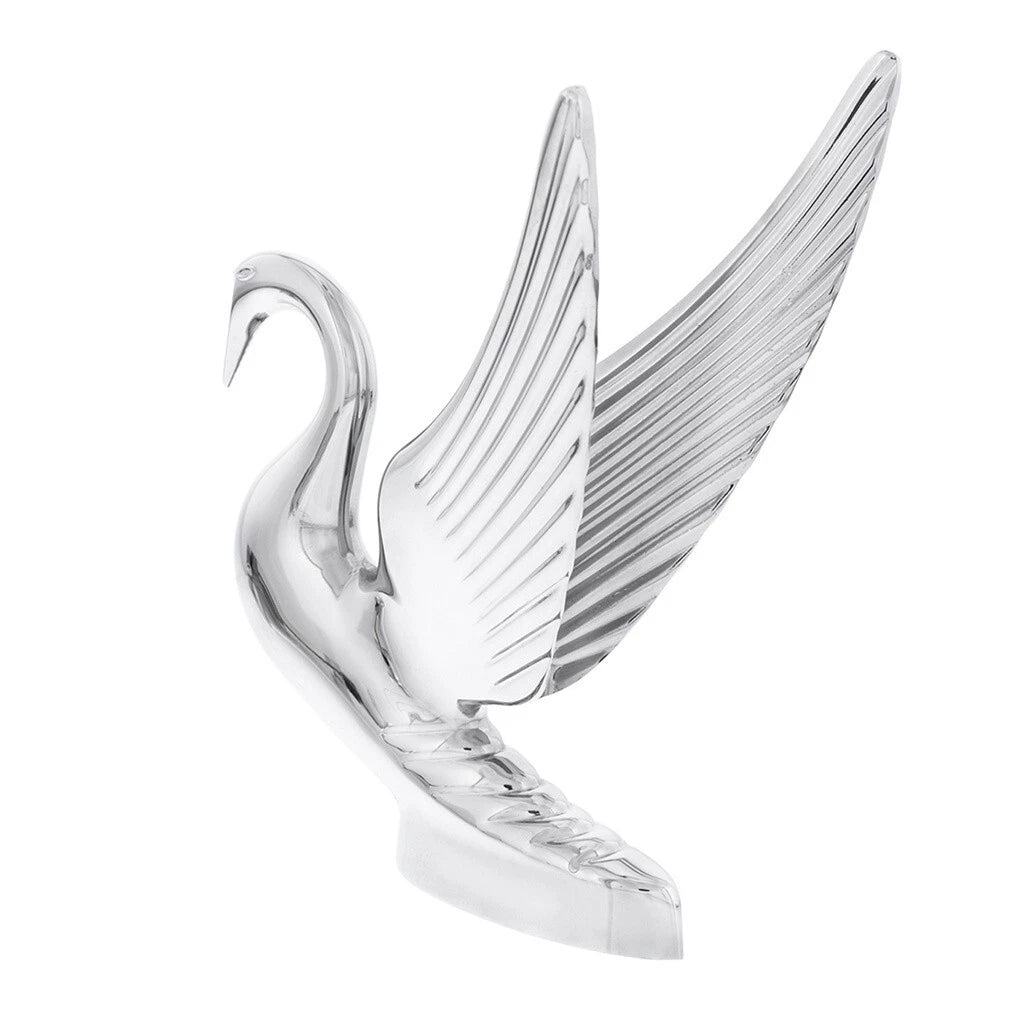 Chrome Swan Hood Ornament Replacement for Peterbilt Kenworth Freightliner (—)