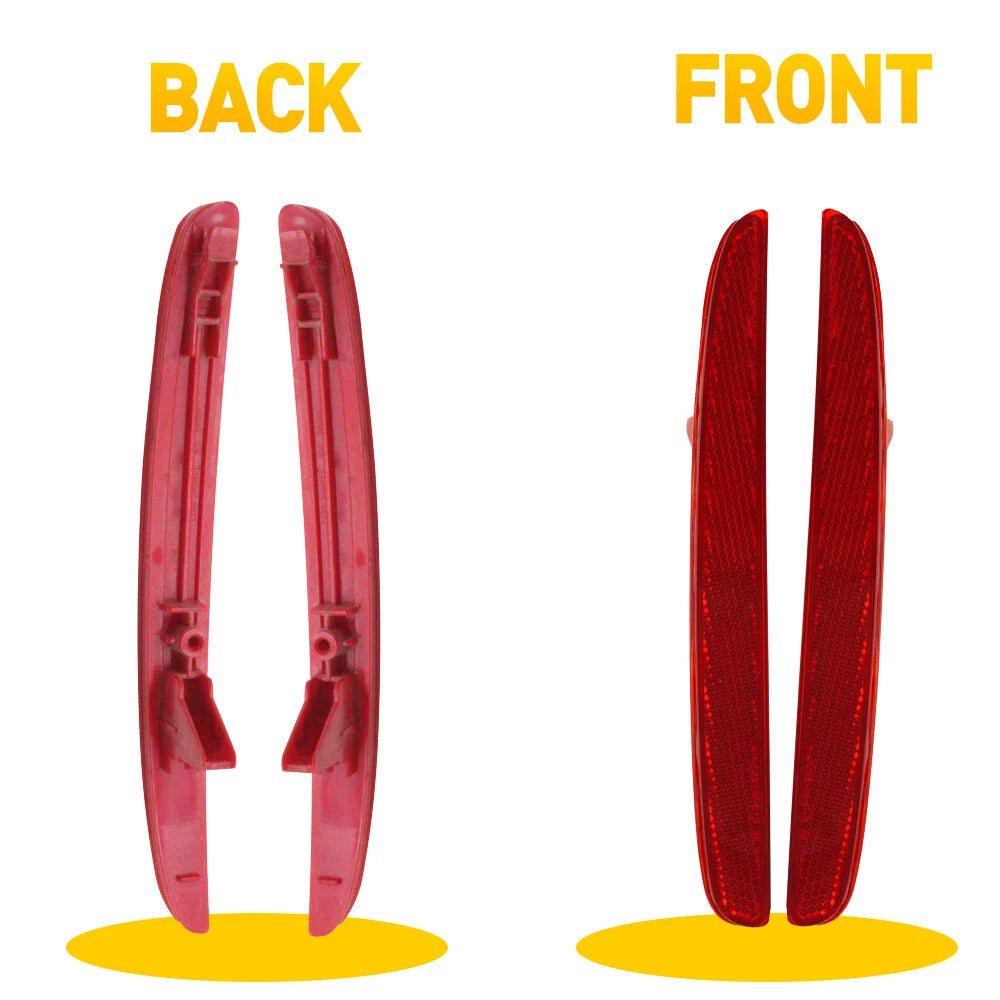 Red Lens Rear Bumper Reflector for Honda Civic Hatchback (2017–2021)