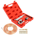 25 Ft Copper Coated Brake Line Tool Kit for Universal Applications (W/16 Fittings + 4 Unions)