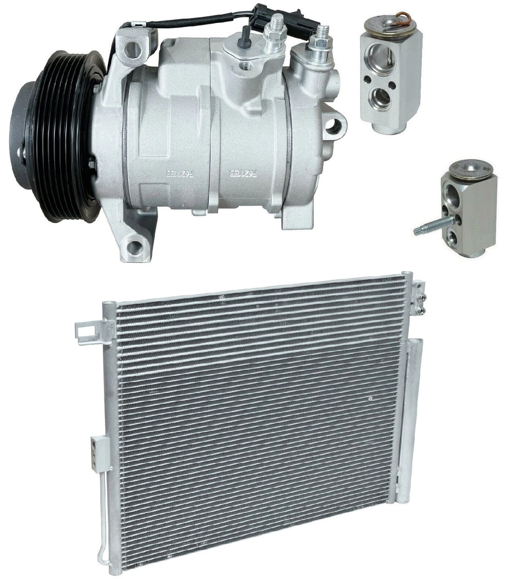 AC Compressor Kit With Condenser Replacement for Dodge Durango (2013–2013)