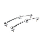 Chrome Front Mudguard Side Spear Trim for Harley Softail FLST (1986–2017)