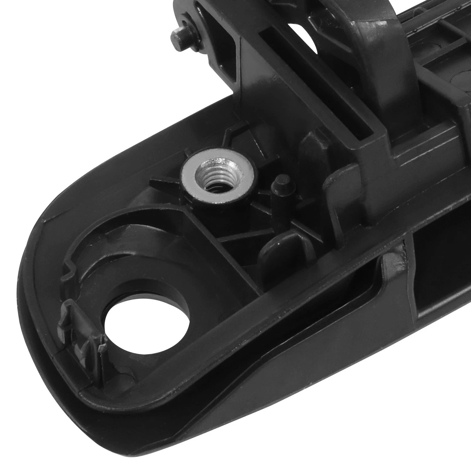 Front Left Exterior Door Handle for Honda Fit (2009–2013) - Keyhole, Primed Black