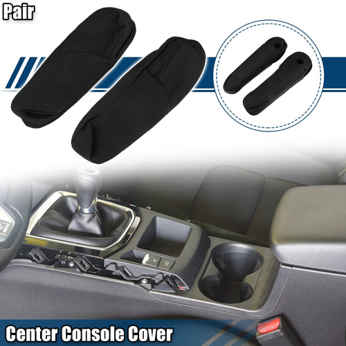 1 Pair Center Console Armrest Cover for Honda CR-V (2017–2023) Neoprene Black