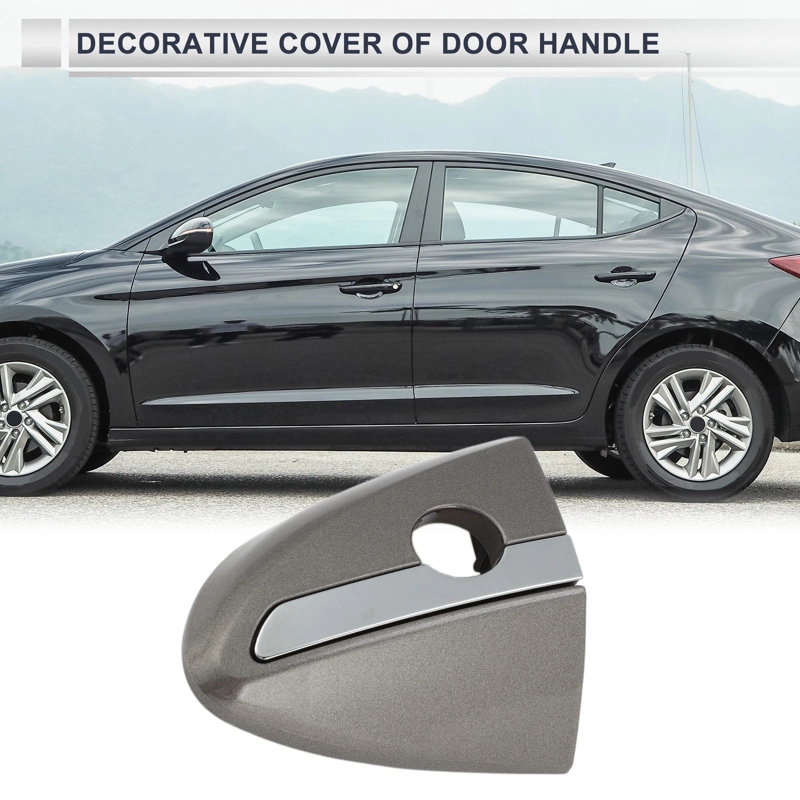 Front Left Door Handle Lock Cylinder Cover for Toyota Corolla (2014–2018)