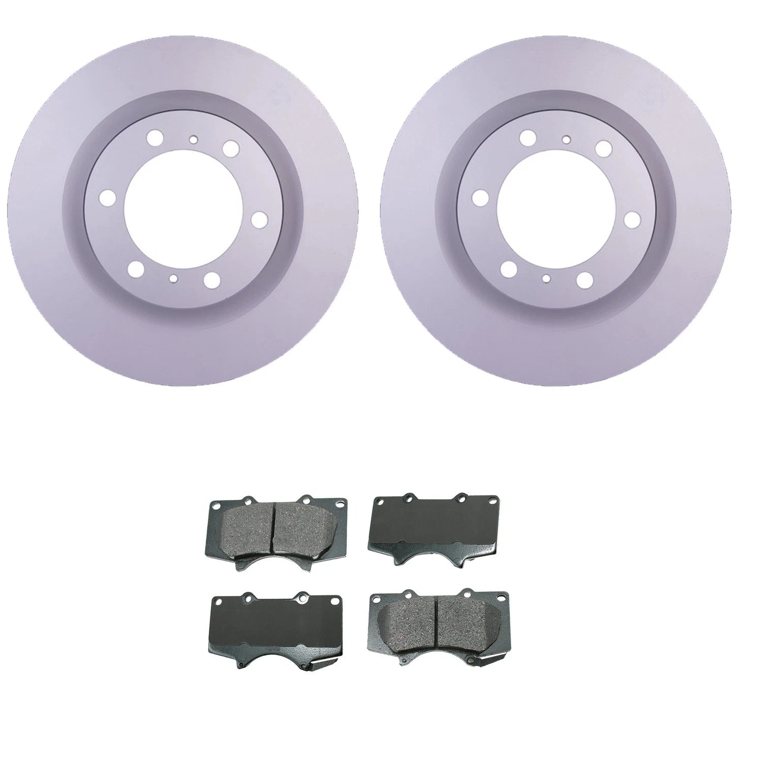 Hella Front Rotors & Akebono ProACT Ceramic Brake Pads Kit for 4Runner GX460 (2010–2023)