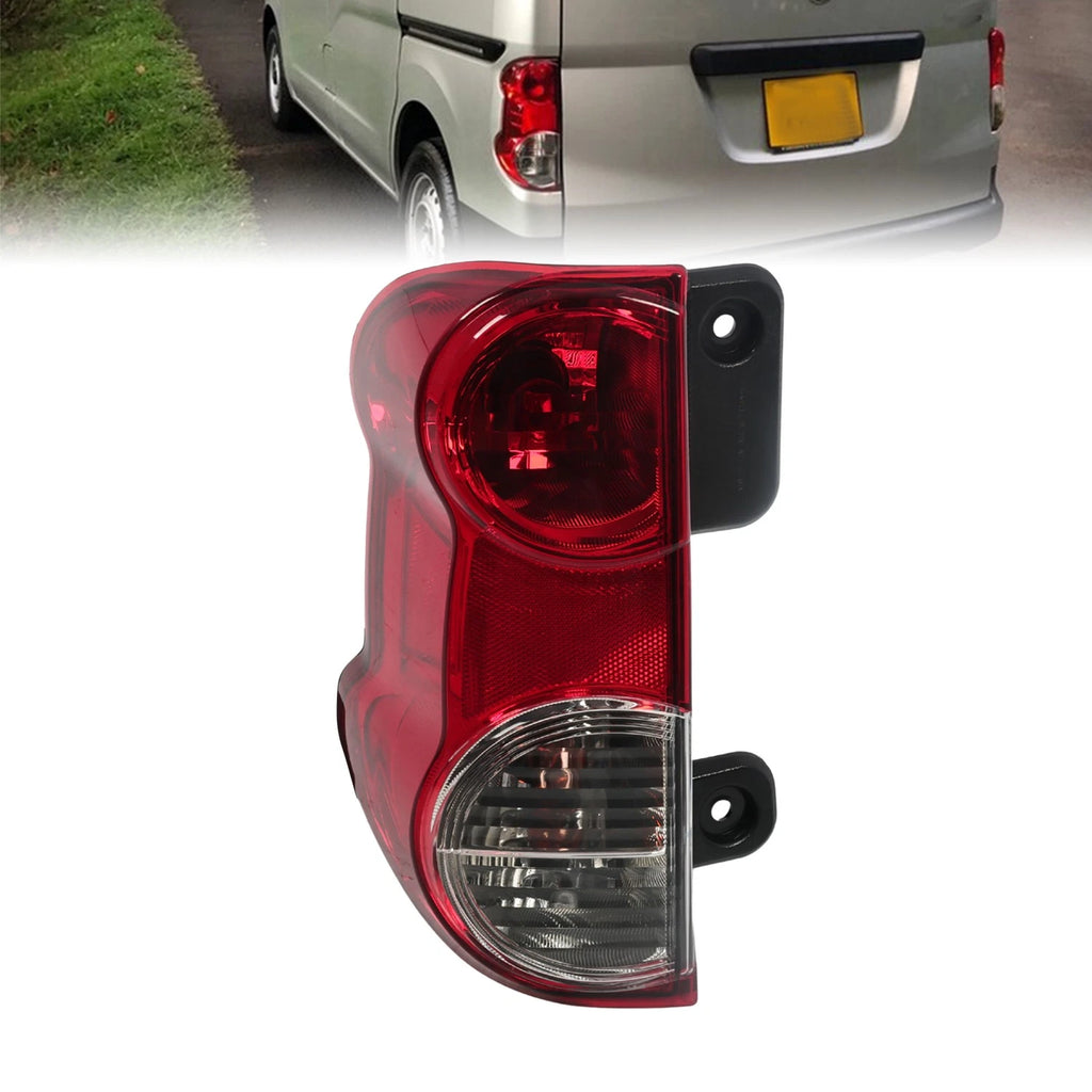 Left Tail Light Rear Lamp for Nissan NV200 (2013–2021) - Driver Side, Bulb Included