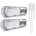2X Fabricated Aluminum Valve Covers Center Bolt for Big Block Chevy (1965–1990)