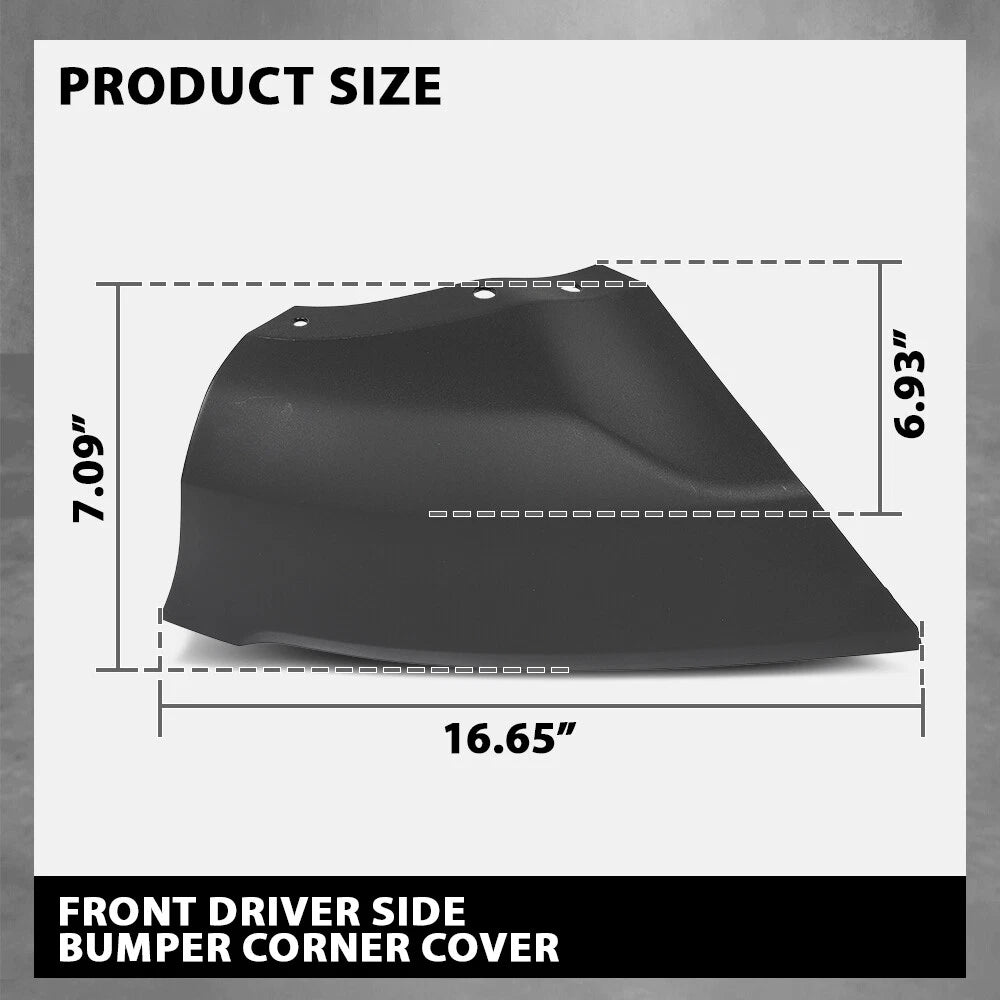 Front Driver Side Bumper Corner Cover for Ford EcoSport (2018–2022)
