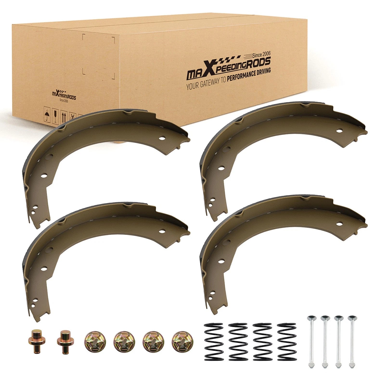 Electric Trailer Brake Shoes Replacement Kit for Dexter 5200 6000 7000 (12")