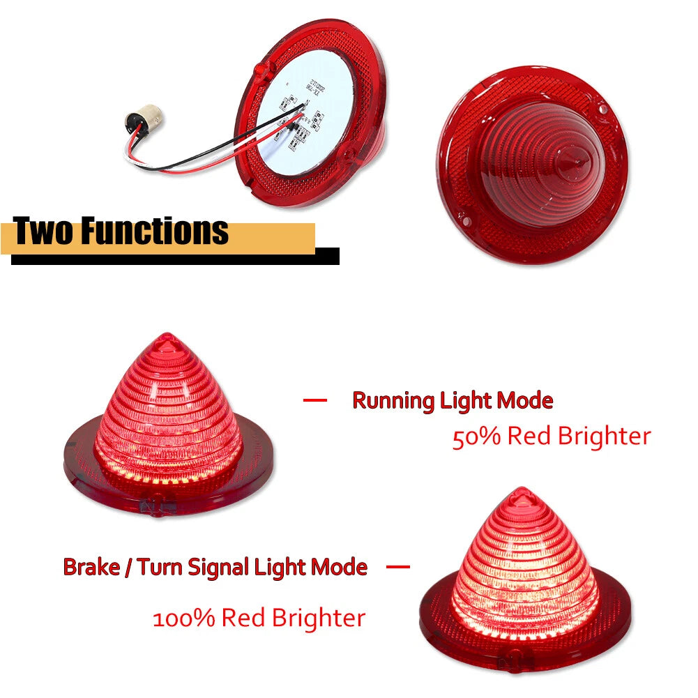 LED Tail Lamp Lens Assembly for 1960-1961 Impala Bel Air
