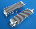 Aluminum Radiator & Blue Hose for Honda CR500 CR500R (1989)