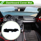 Dash Cover for Mazda MX-5 (2015–2022) Polyester Black with Blue Edge