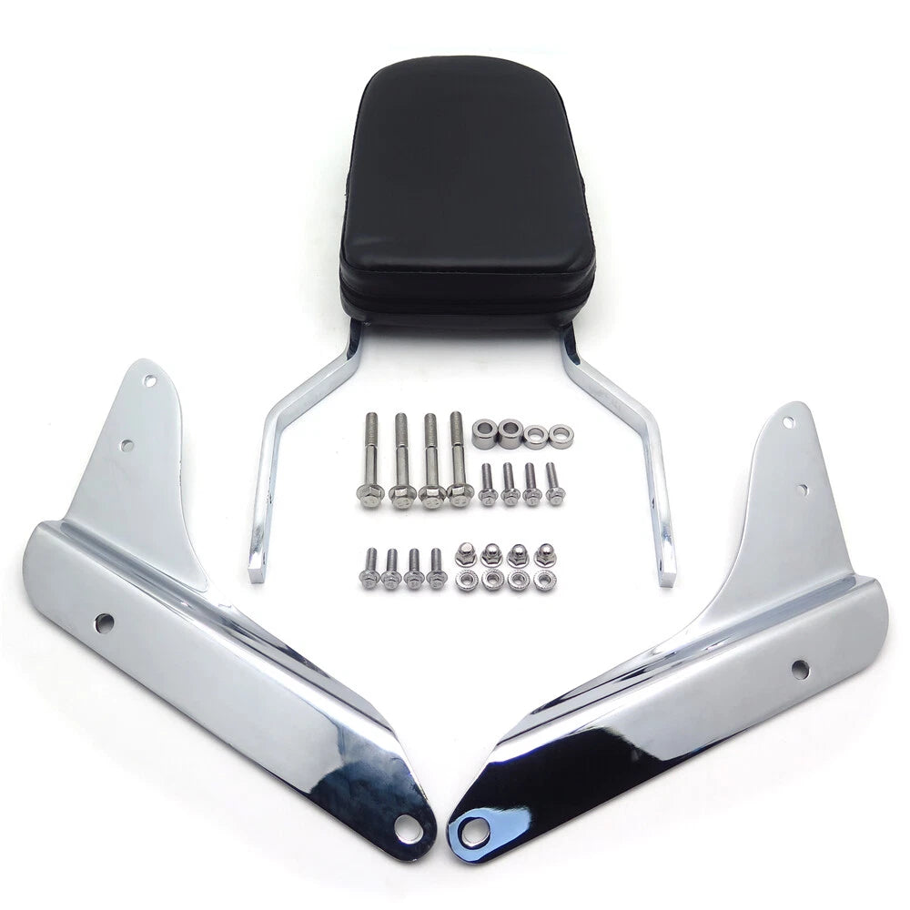 Sissy Bar Backrest for Honda Shadow VLX 600 (1999–2007) w/Leather Pad