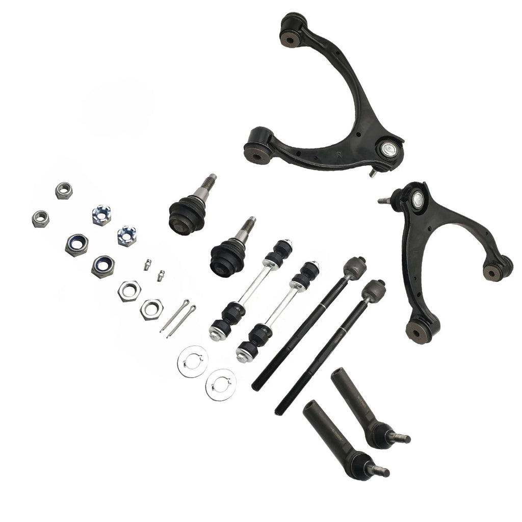 Set of 10 Front Upper Control Arms Tie Rods for Yukon Silverado Sierra 1500 (2014–2019)