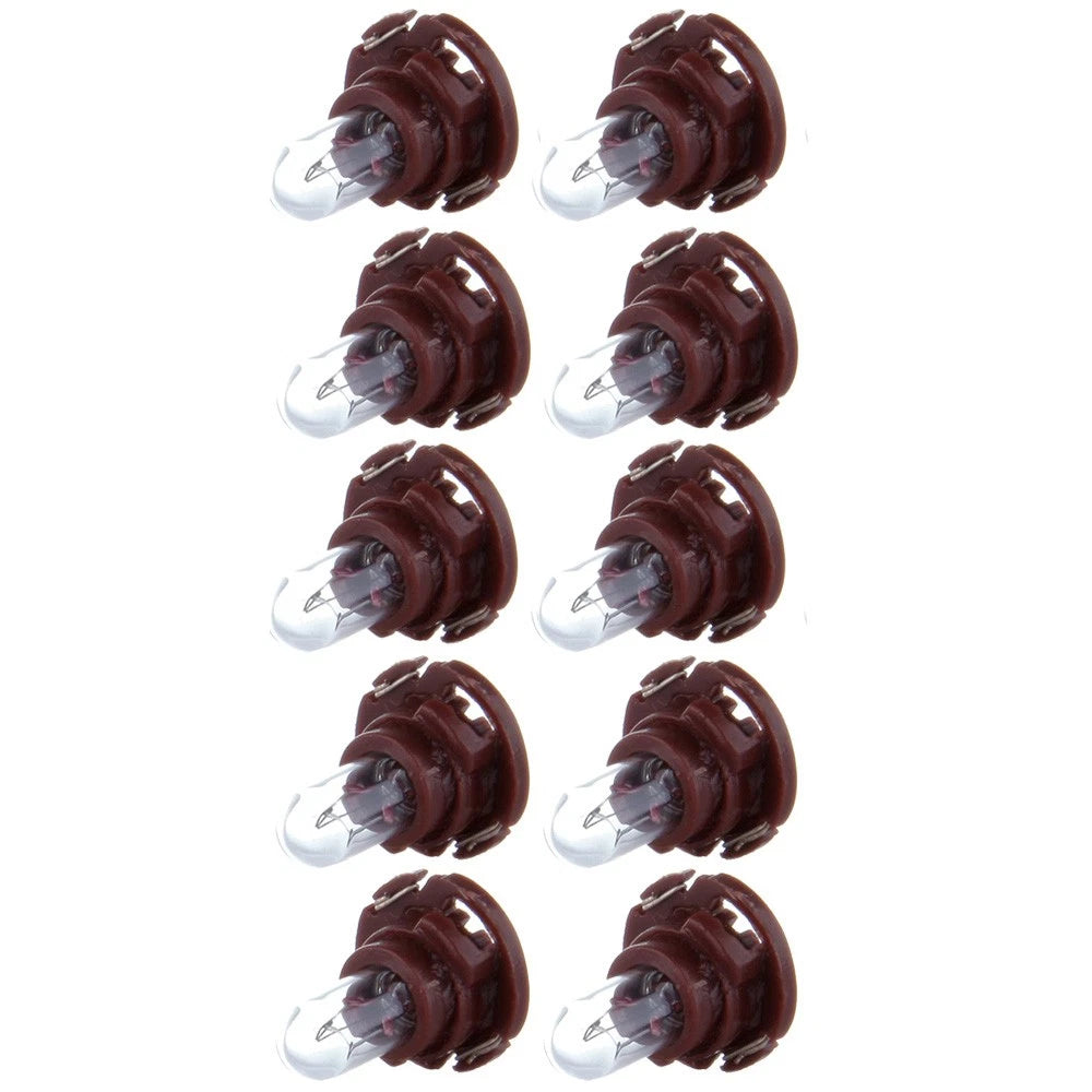 10x T5/T4.7 Neo Wedge Bulbs for A/C Climate Controls (12MM)