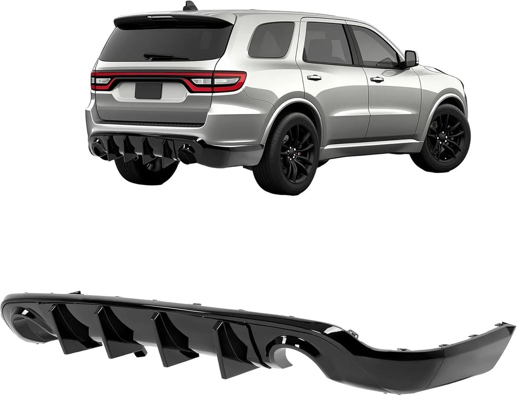 Rear Bumper Lip Diffuser for Dodge Durango (2011–2025) Gloss Black V2