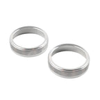 Silver AC Air Switch Ring Cover Trim for Lexus NX250 350h 450h (2022–2024)