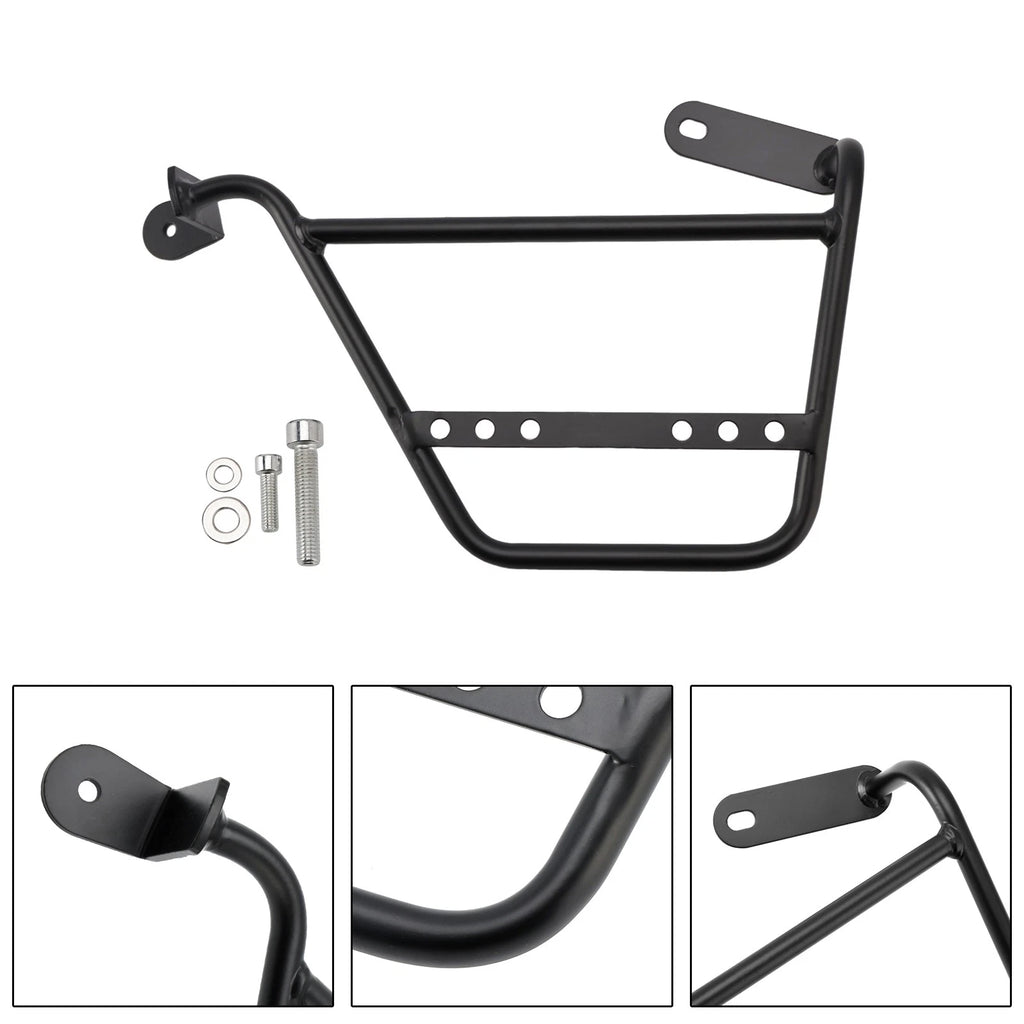 Saddlebag Support Mounting Bracket Racks Black Left for Guzzi V7 (2021–2024)