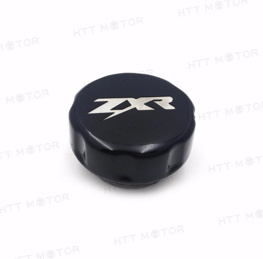Black Brake Fluid Reservoir Cap Cover for Kawasaki ZX10R (2004–2008) / ZX12R (2000–2005)