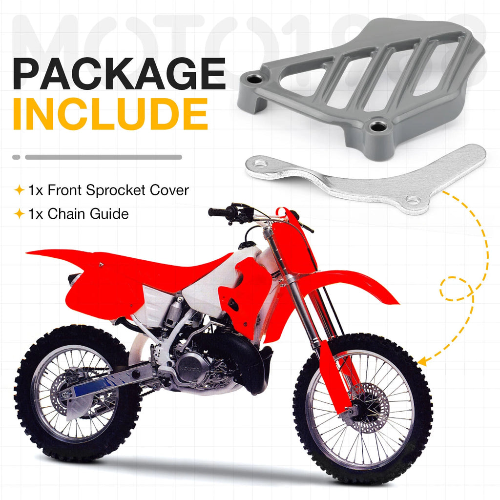 Front Sprocket Cover Guard Case Saver for Honda CR250R CR500R (1992–2001)