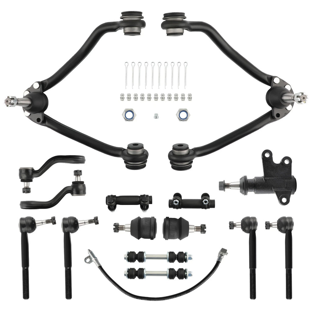 Front Control Arm Ball Joint and Tie Rods for Chevy GMC C2500 C3500 (1993–2000)