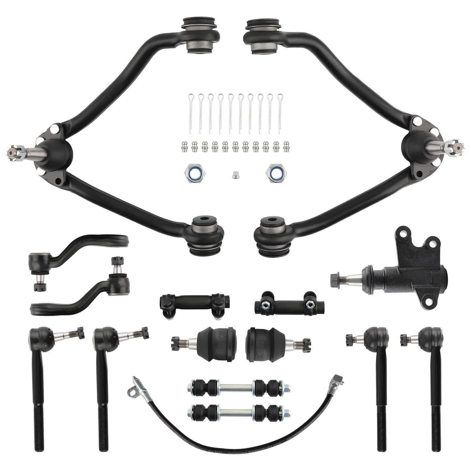 Front Control Arm Ball Joint and Tie Rods for Chevy GMC C2500 C3500 (1993–2000)
