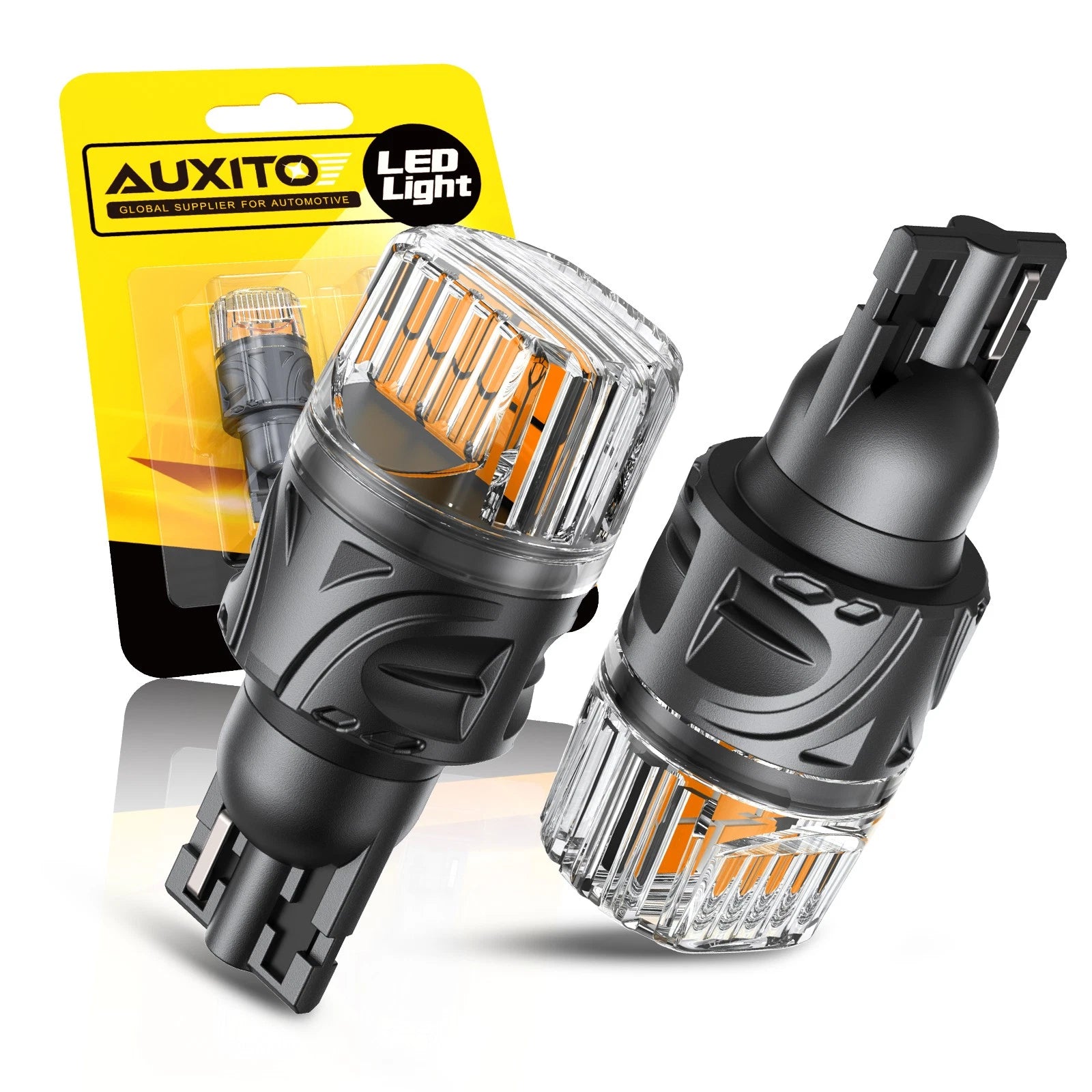 2X Amber Canbus LED Bulbs for Turn Signal Light 912 921 T15