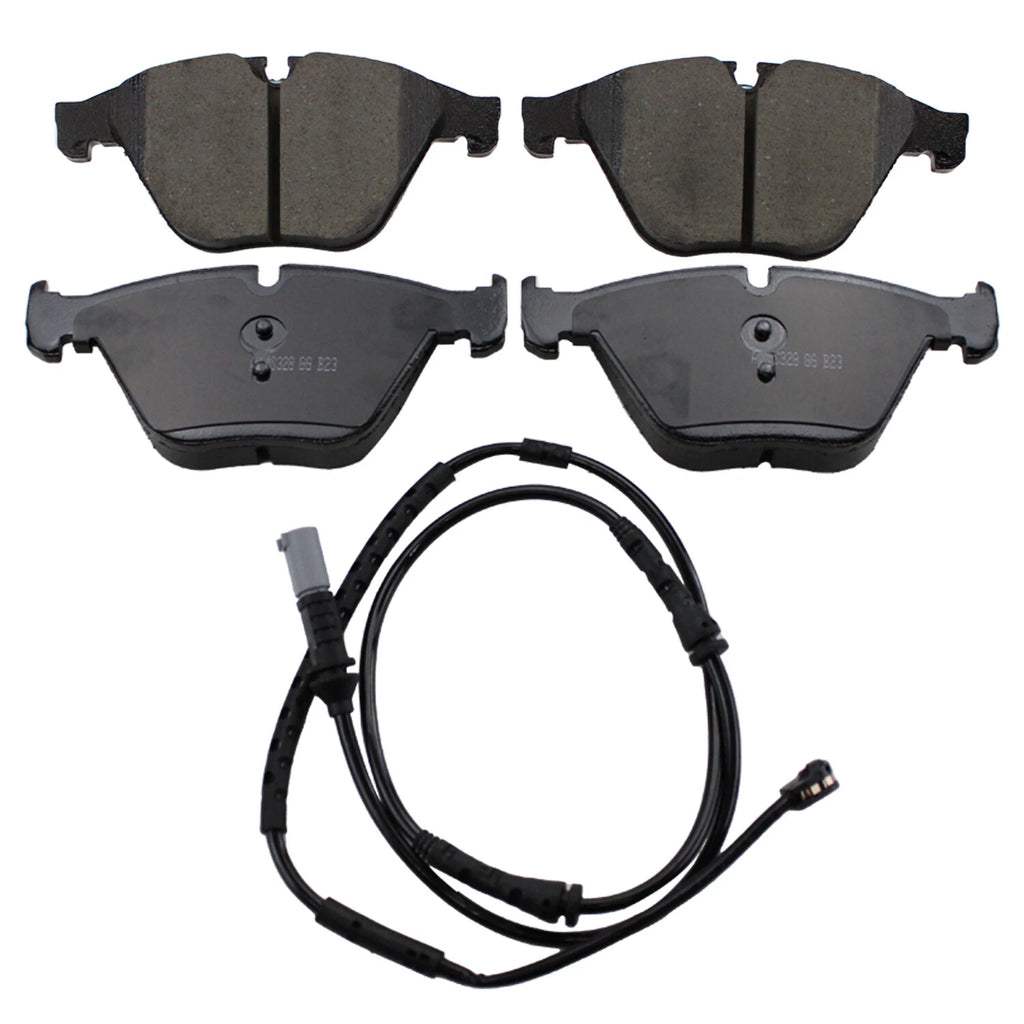 Akebono Euro EUR1505 Front Disc Brake Pads for BMW 528i 535d 535i (2011–2016)