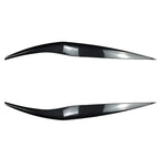 Carbon Fiber Front Headlight Eyebrow Cover Trim for Ford Fiesta (2013-2017)
