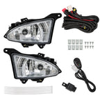 Set of 4 Fog Light Assemblies for Hyundai Elantra (2007–2010)