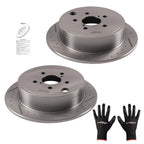 Rear Brake Rotors Kit for Subaru Forester Impreza Legacy Outback WRX BRZ (S31509)