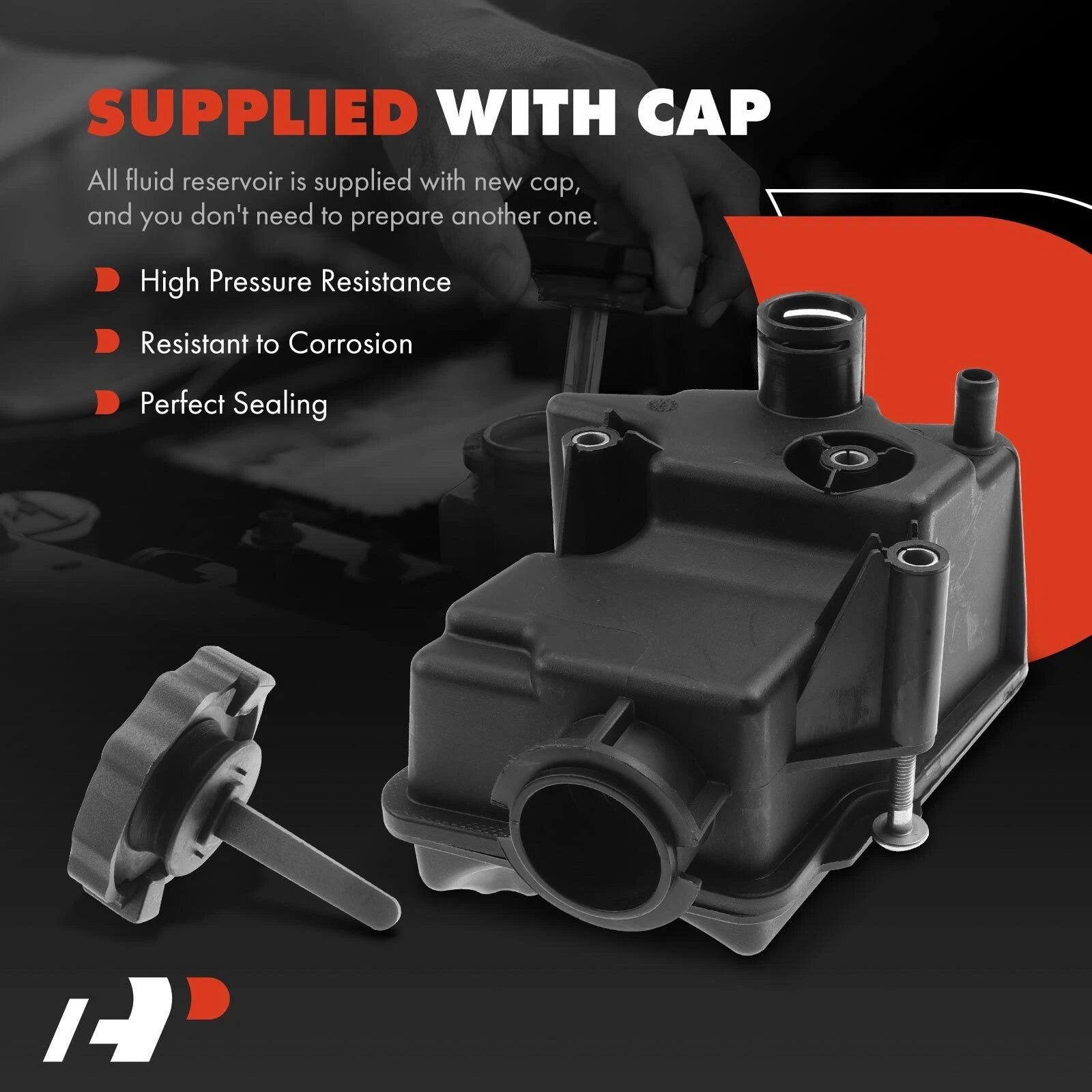 Power Steering Reservoir Bottle with Cap for Mercedes-Benz CL550 CLS550 (2007–2013)