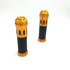 7/8" Light Orange Non-Slip Rubber Handlebar Grips for Suzuki V-Strom GSR600 SV650