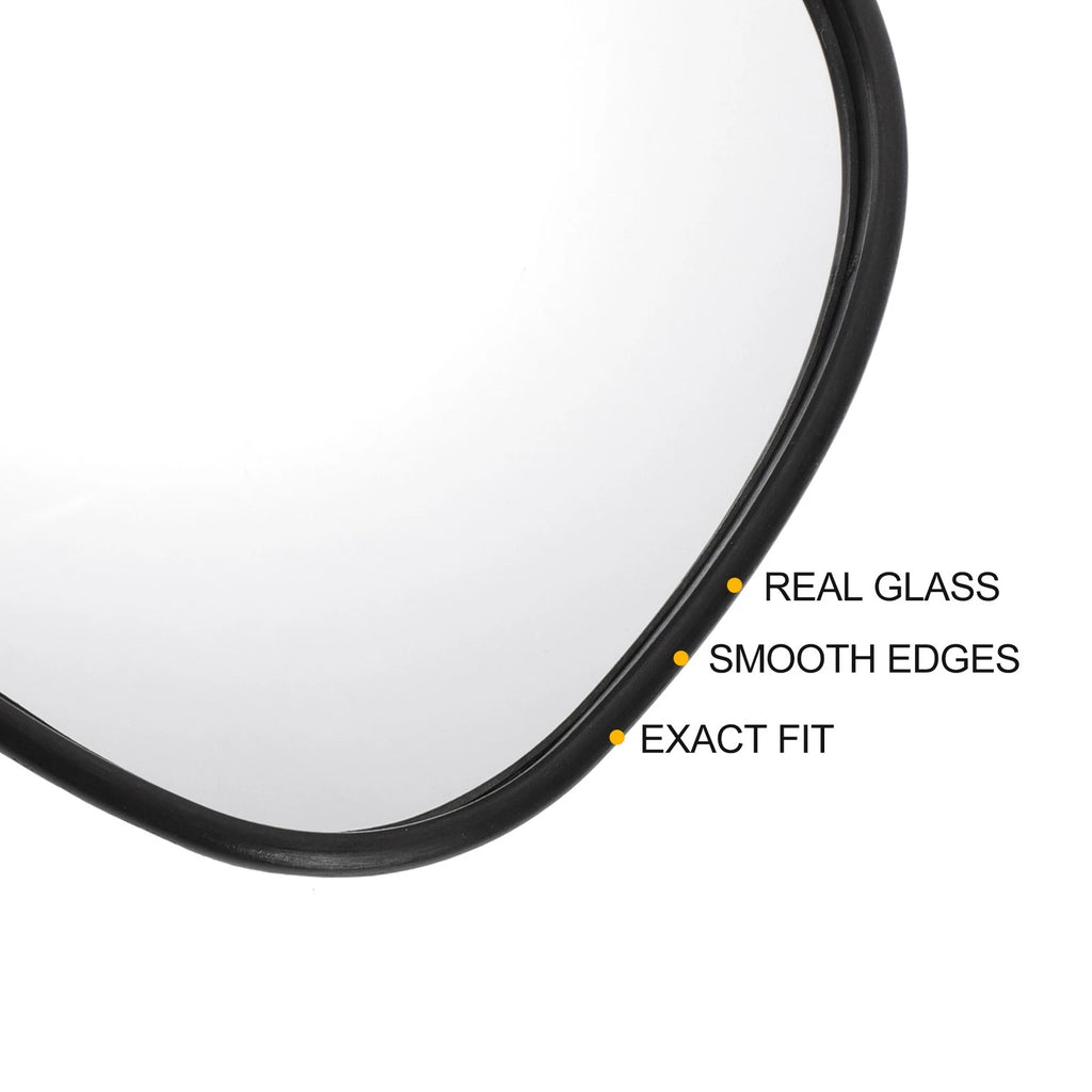 Right Side Heated White Mirror Glass for Toyota RAV4 (1994–2000)