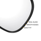 Right Side Heated White Mirror Glass for Toyota RAV4 (1994–2000)