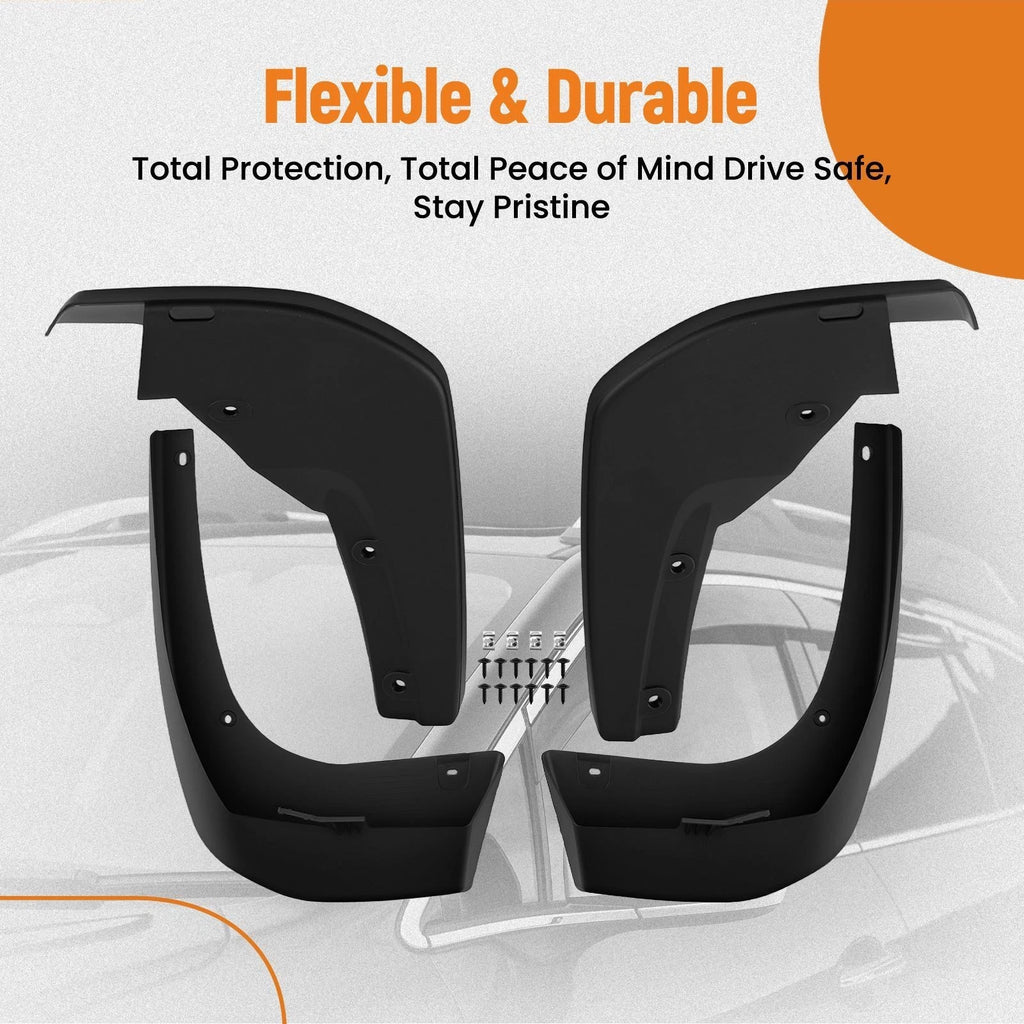 Mud Flaps for Honda Ridgeline (2017-2024) Black