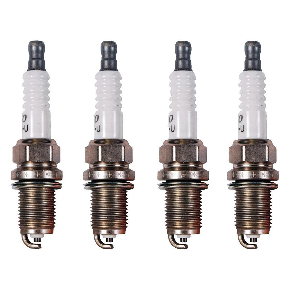 Set of 4 Denso U-Groove Spark Plugs Gap 0.032 for Audi Chevy Dodge Suzuki VW Volvo