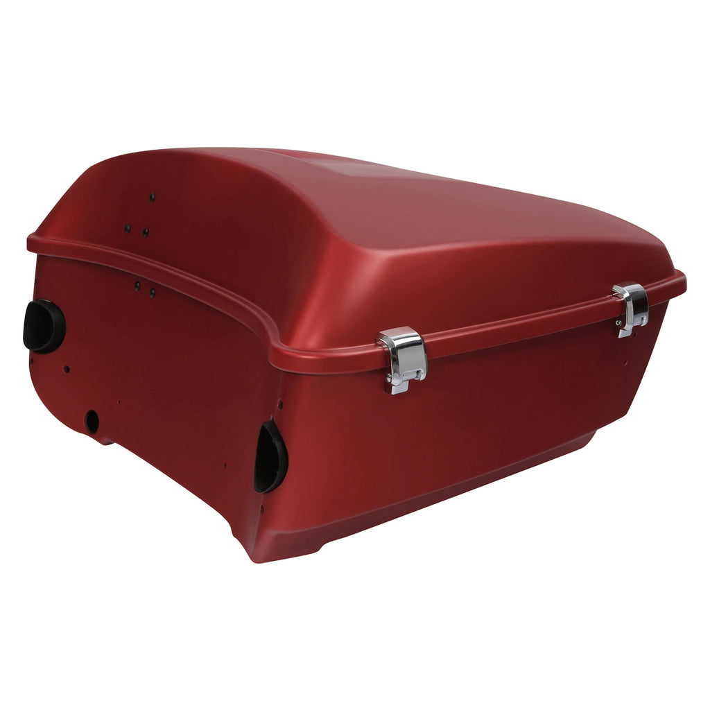 King Trunk for Harley Touring Street Glide (2014–2023) Wicked Red Denim