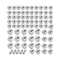 75X Chrome Engine Bolt Caps for Harley Touring Road King Street Glide (07-16)