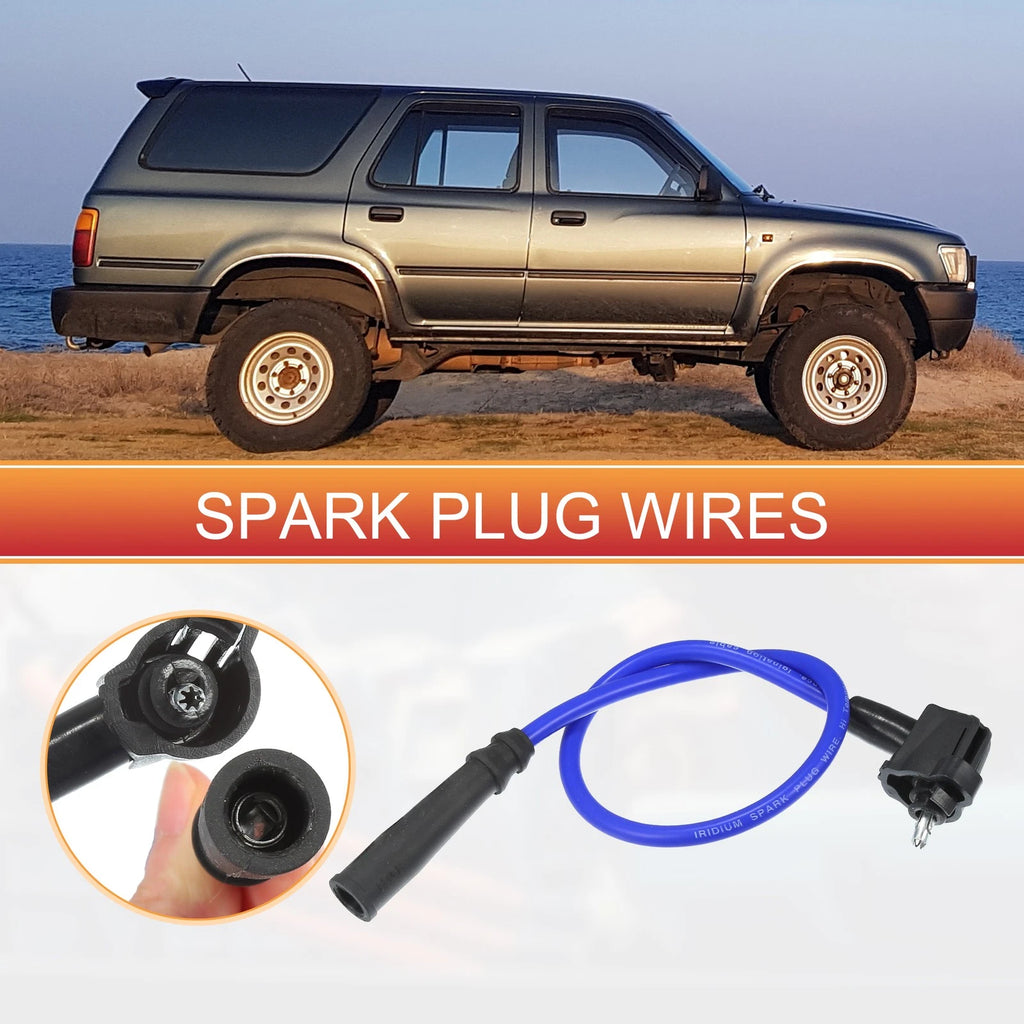 5pcs Spark Plug Wire Ignition Coil Cable No. 9091921553 for Toyota 4Runner (1994–1995)