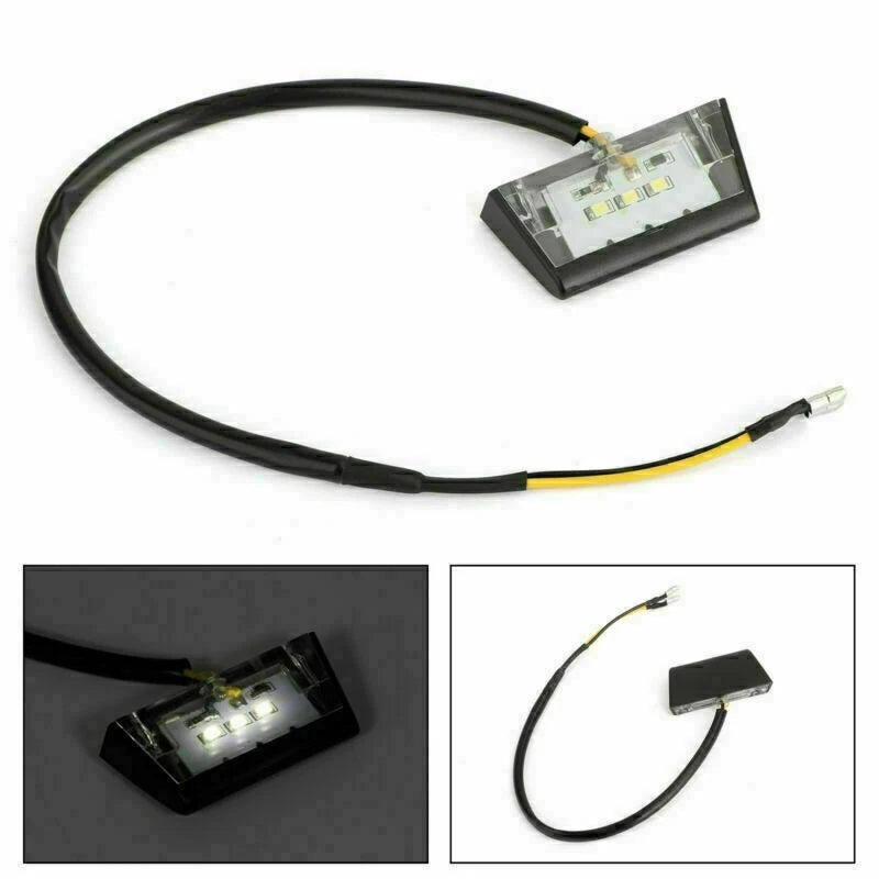 3X LED License Plate Brake Light for Motorcycle
