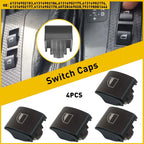 Set of 4 Window Switch Button Cover Caps for BMW E46 3-Series (1998–2006)