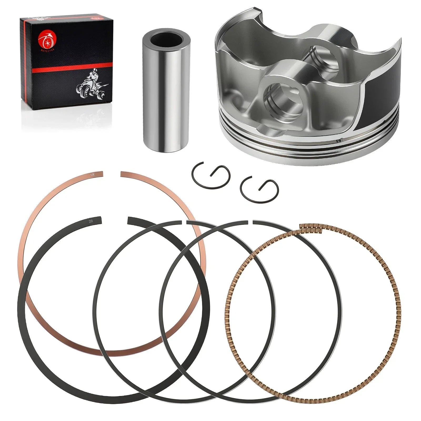Top End Rebuild Kit 102mm STD Forged Piston for Yamaha Grizzly 700 (2007–2013)