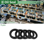Oil Seal   - NBR Rubber 38x55x10mm Black