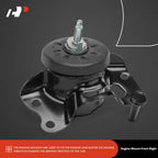 2X Front Engine Motor Mount for Jeep Wrangler JL (2018-2024)