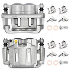 2X Front Brake Calipers w/Brackets for Ford F-250 F-350 Super Duty (2005–2010)