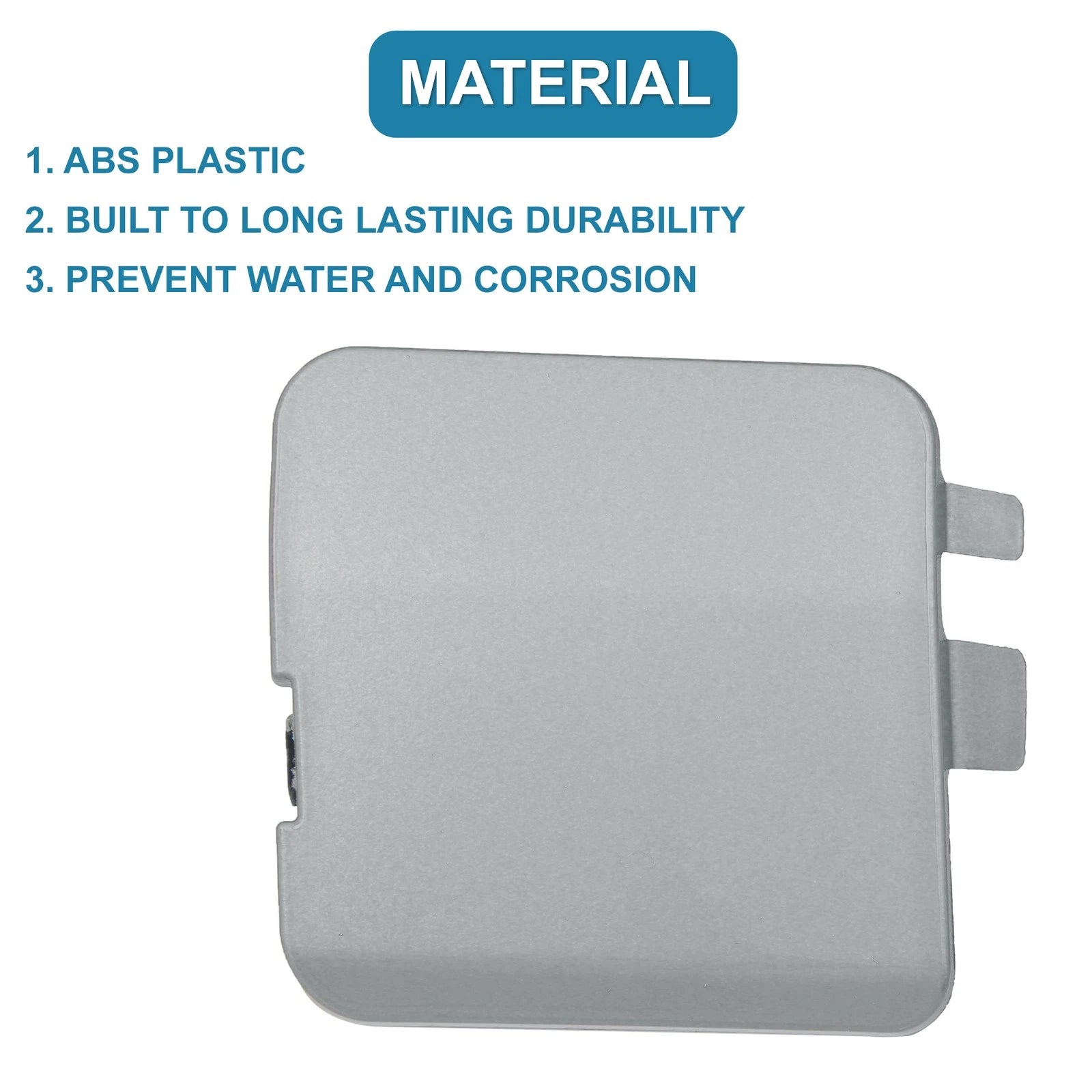 Tow Hook Cover Cap for Mazda CX-5 (2017–2021) - Silver Tone