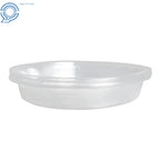 Set of 5 Heavy Duty Clear Plastic Plant Flower Saucer Drip Tray