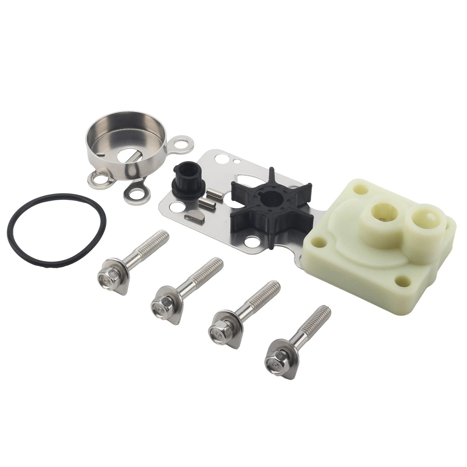 Water Pump Repair Kit for Yamaha 4 Stroke 15 20 HP Outboard Motor (2000–2023)
