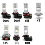 6000K Xenon White LED High Beam Headlight Bulbs for Honda Civic (2006-2015)